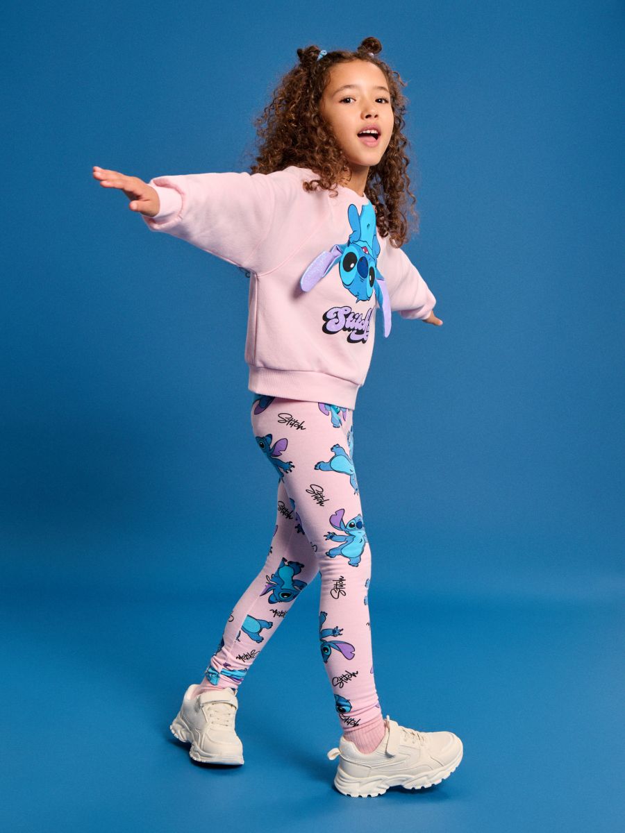Bluza z elementami 3D Stitch - różowy - SINSAY