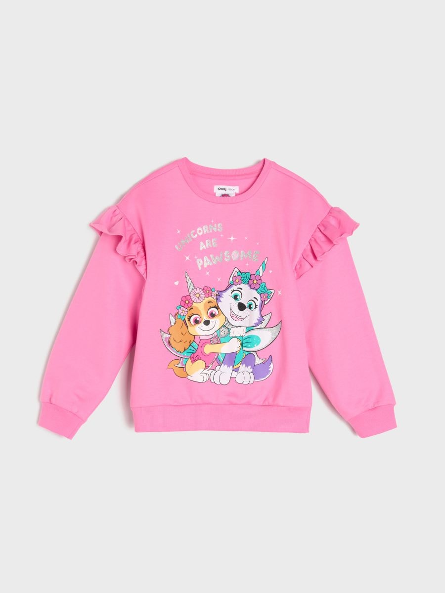 Bluza crewneck Paw Patrol - różowy - SINSAY
