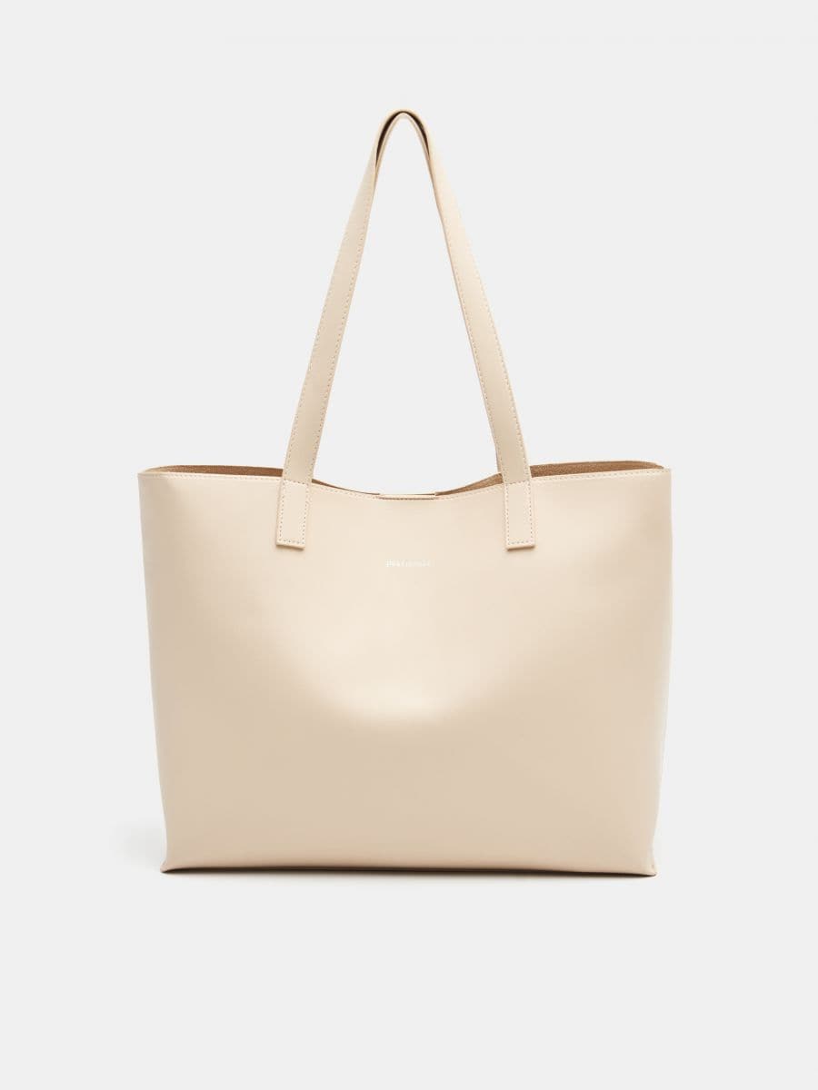 Handbag with a chain Color beige - SINSAY - 0344G-08X