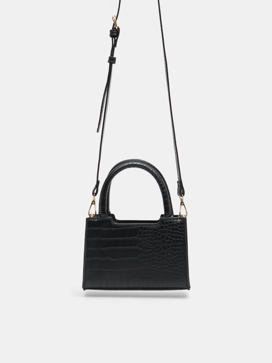 Faux leather bag Color black - SINSAY - 3907K-99X