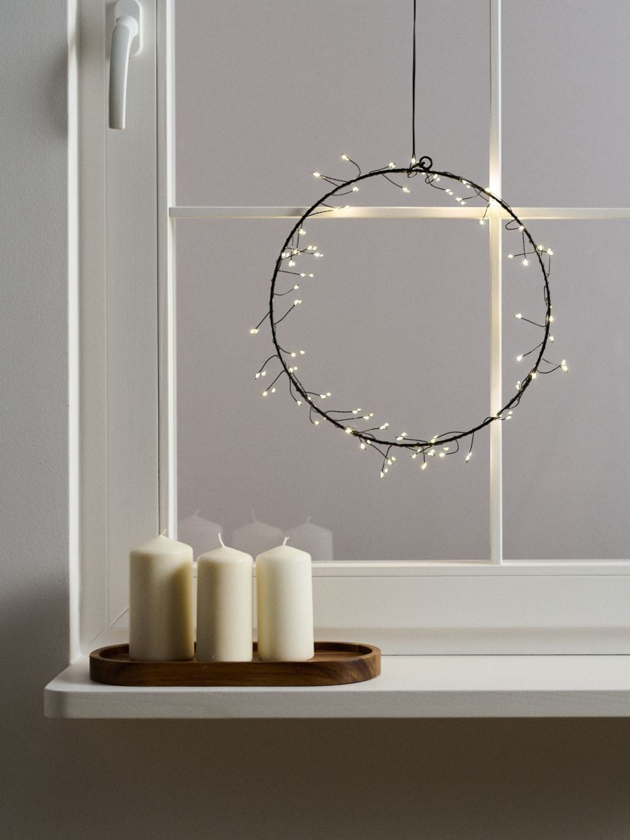 Božićne LED lampice - crno - SINSAY