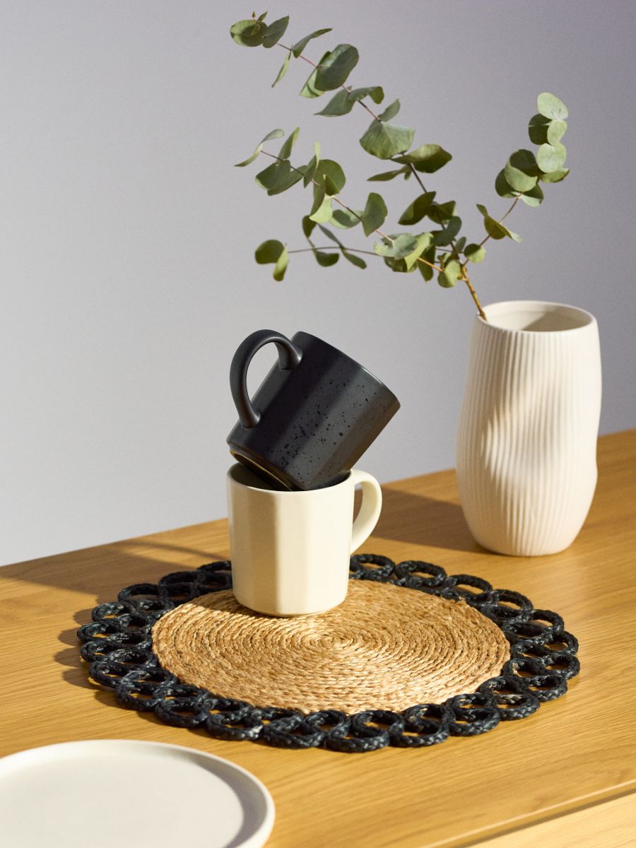 Pleteni podmetač za sto - BEŽ - SINSAY