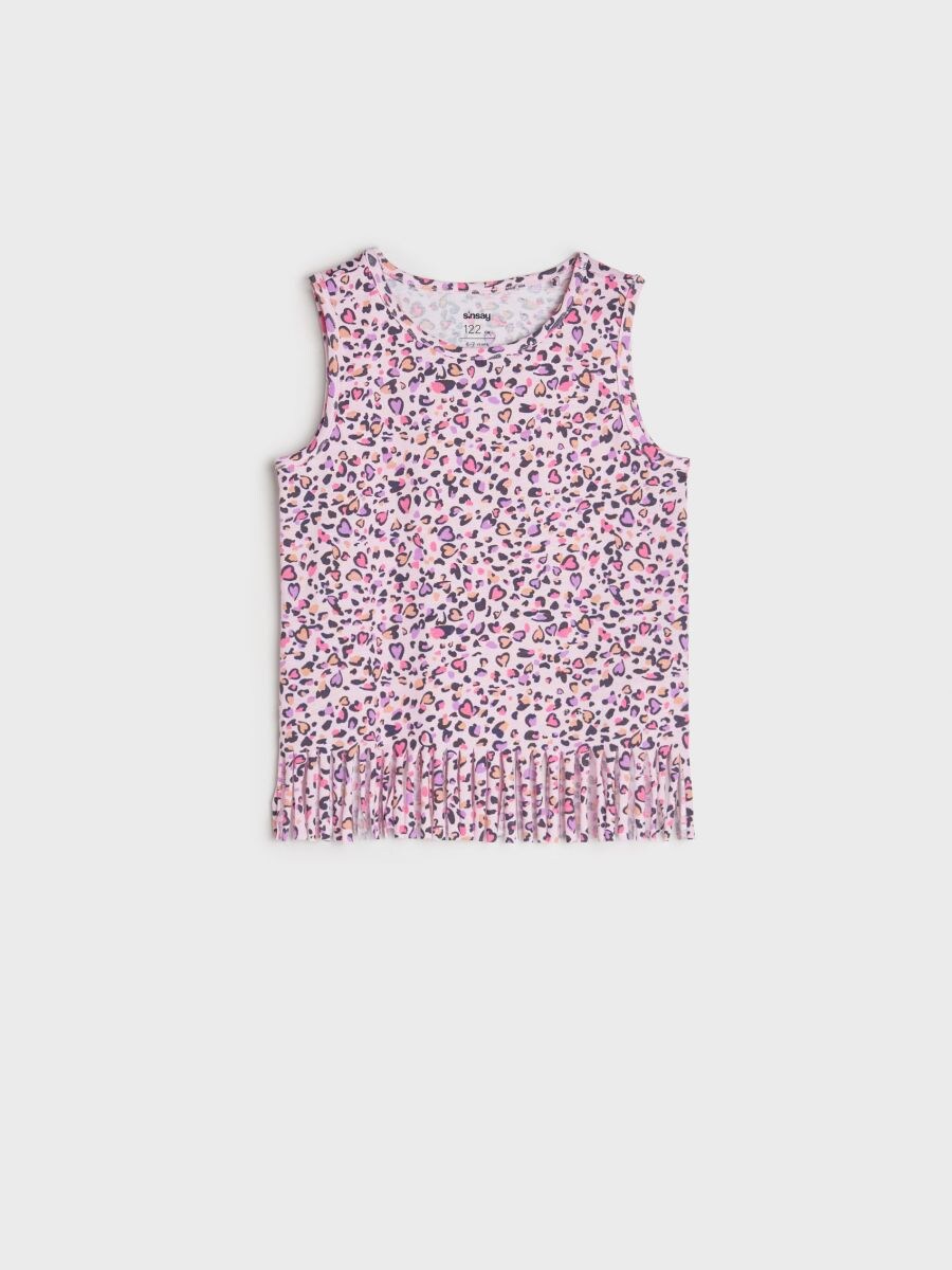 Marškinėliai - pastelinė rožinė - SINSAY