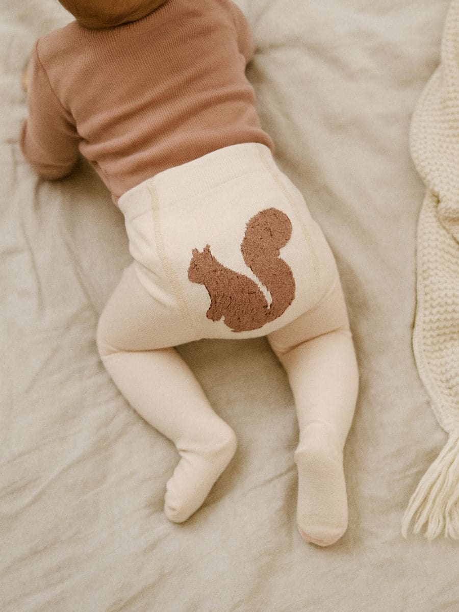 Bebi hulahopke s vezom - krem - SINSAY