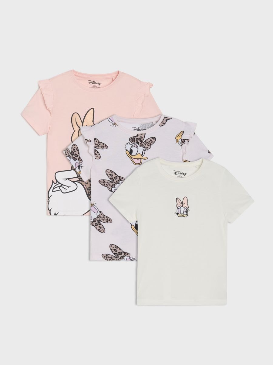 Majica - 3 komada Disney - roze - SINSAY