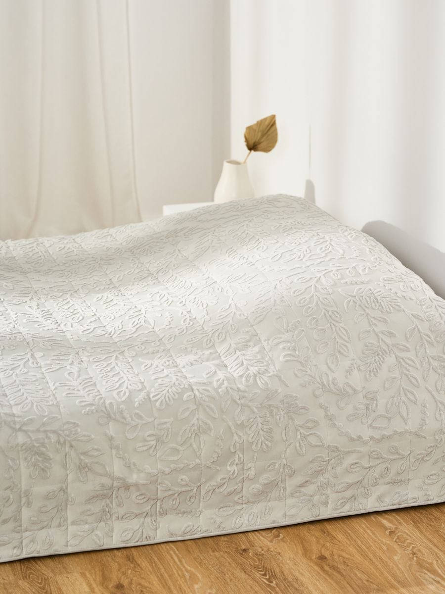 Prekrivač za krevet - svijetlo siva - SINSAY