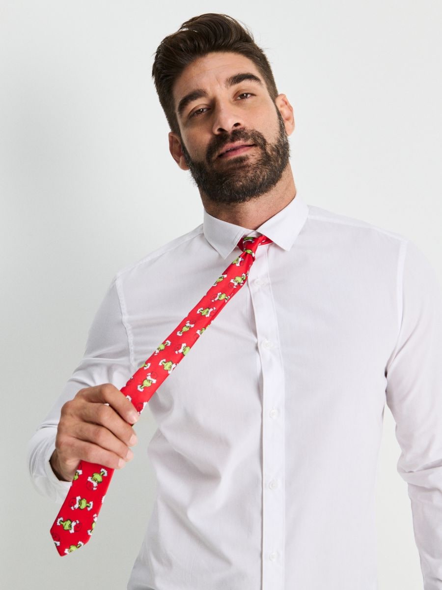 Kravata Grinch - rdeča - SINSAY