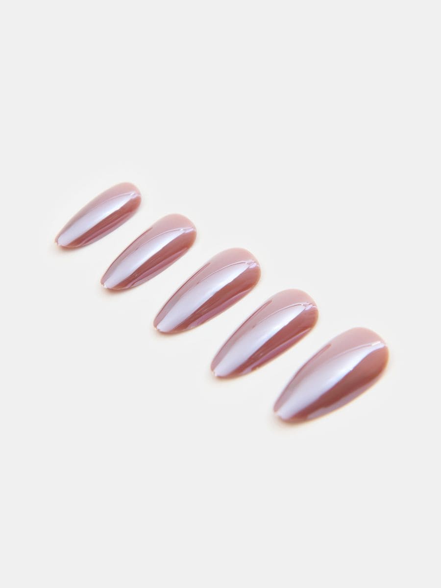 Κολλητά νύχια 24 pack - σκουρο καφε - SINSAY