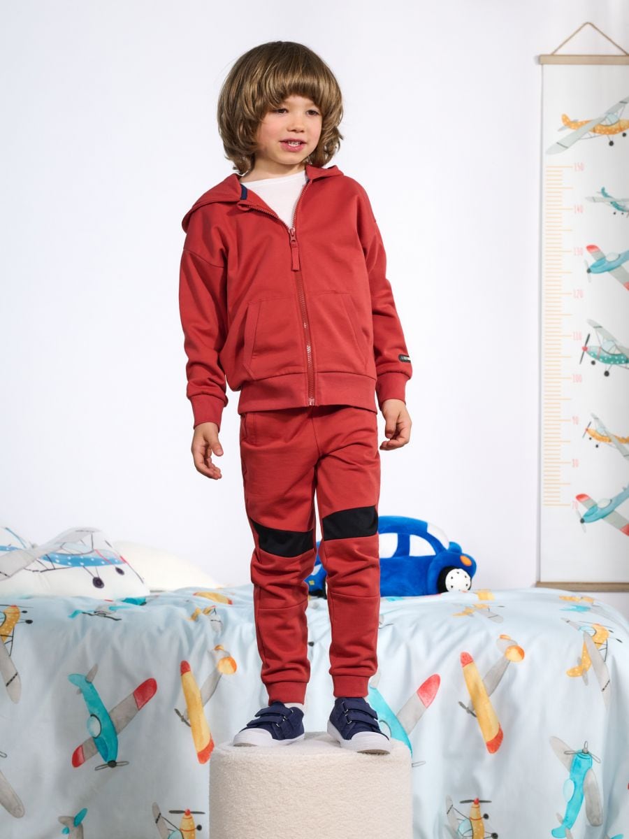 Pantaloni da tuta jogger - rosso piccante - SINSAY