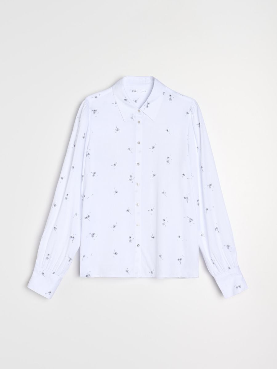 Viskoosist särk - valge - SINSAY