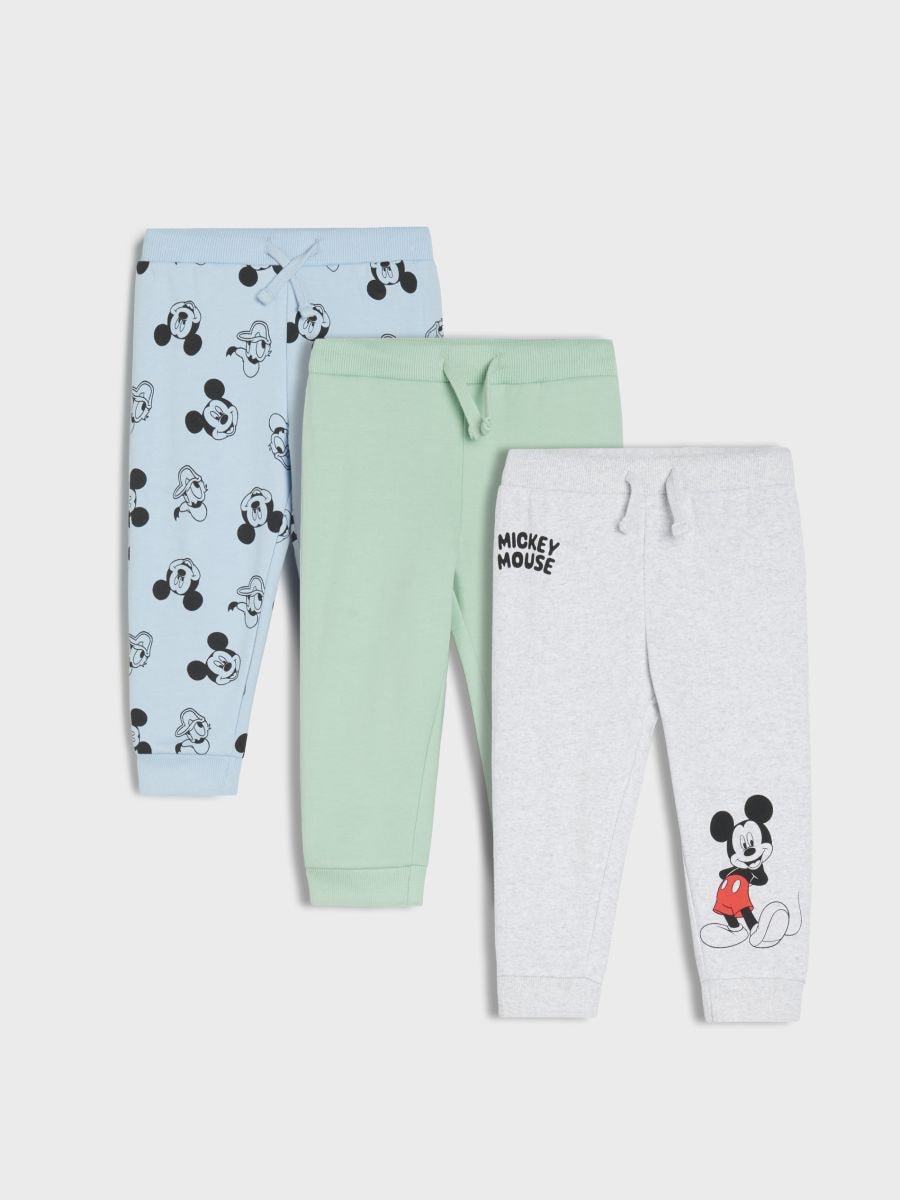 Spodnie 3 pack Mickey Mouse - niebieski - SINSAY