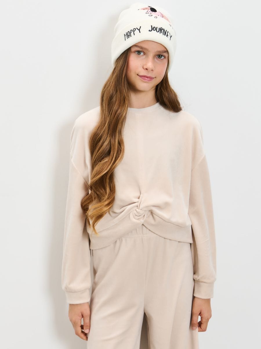 Pusa pusa kaelusega - beež - SINSAY