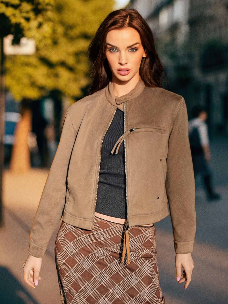 Geacă biker Geacă biker - maro - SINSAY