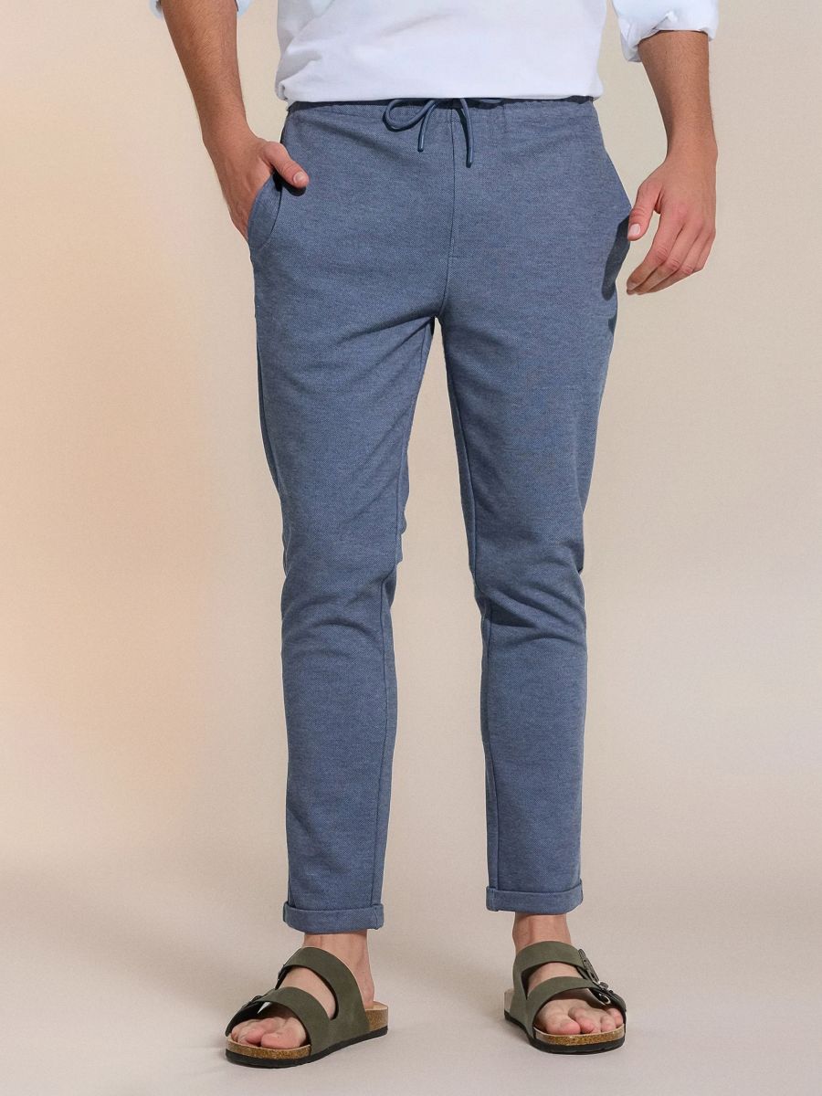 Jogger-dressipüksid - tumesinine - SINSAY