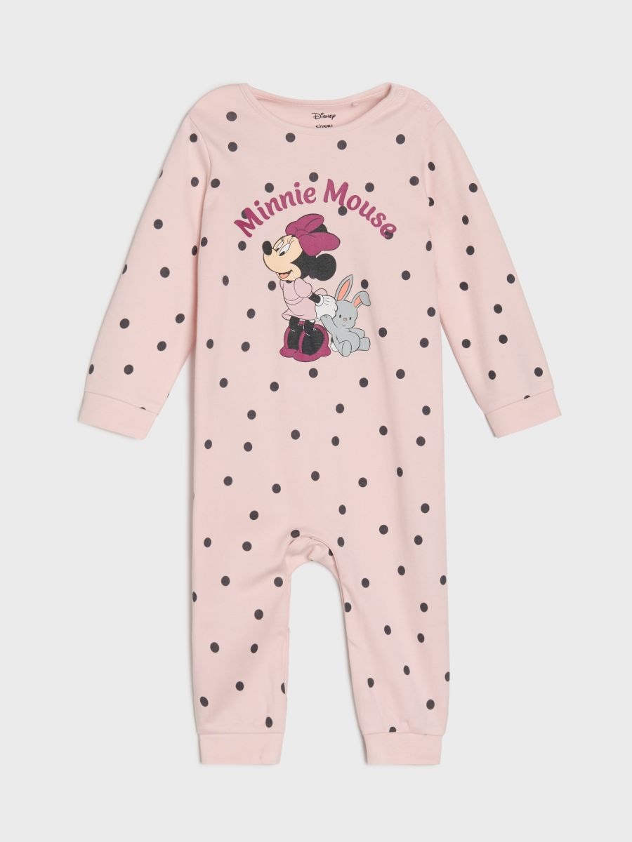 Salopetă Minnie Mouse - roz-pudră - SINSAY