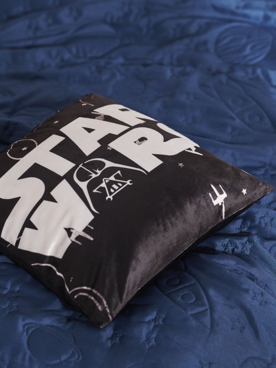 Poszewka na poduszkę Star Wars - czarny - SINSAY