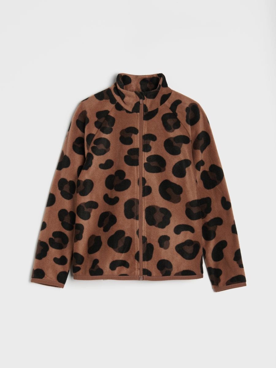 Bluza zip hoodie - wielobarwny - SINSAY