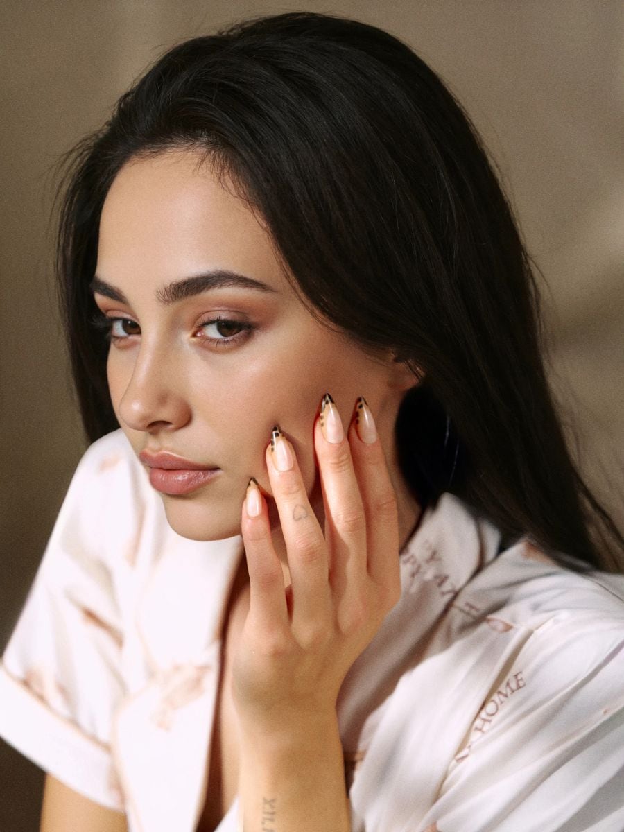 Κολλητά νύχια 24 pack - σκουρο καφε - SINSAY