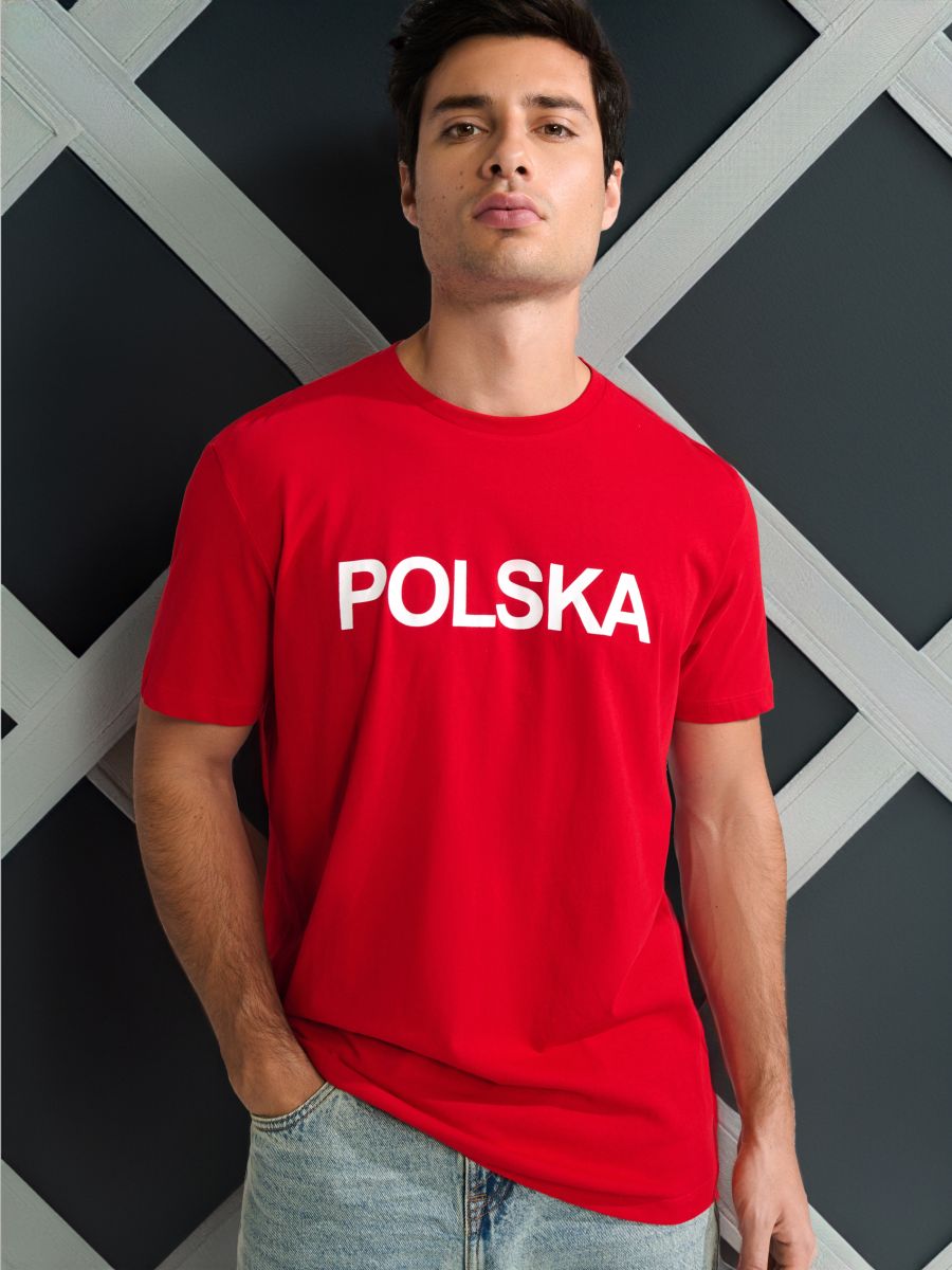 Koszulka Polska - czerwony - SINSAY