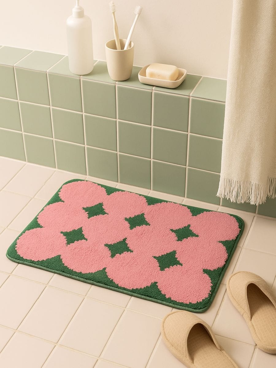 Podloga za kopalnico - vroče roza - SINSAY