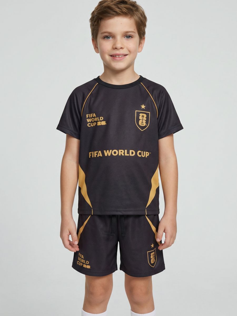 Komplet sportowy FIFA World Cup - czarny - SINSAY