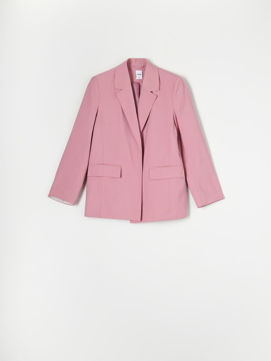 Blazer with pockets Color dusty rose SINSAY 1140Z 39X
