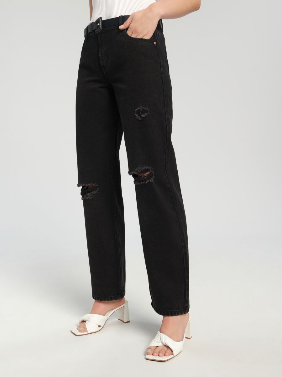 Jeans - black - SINSAY