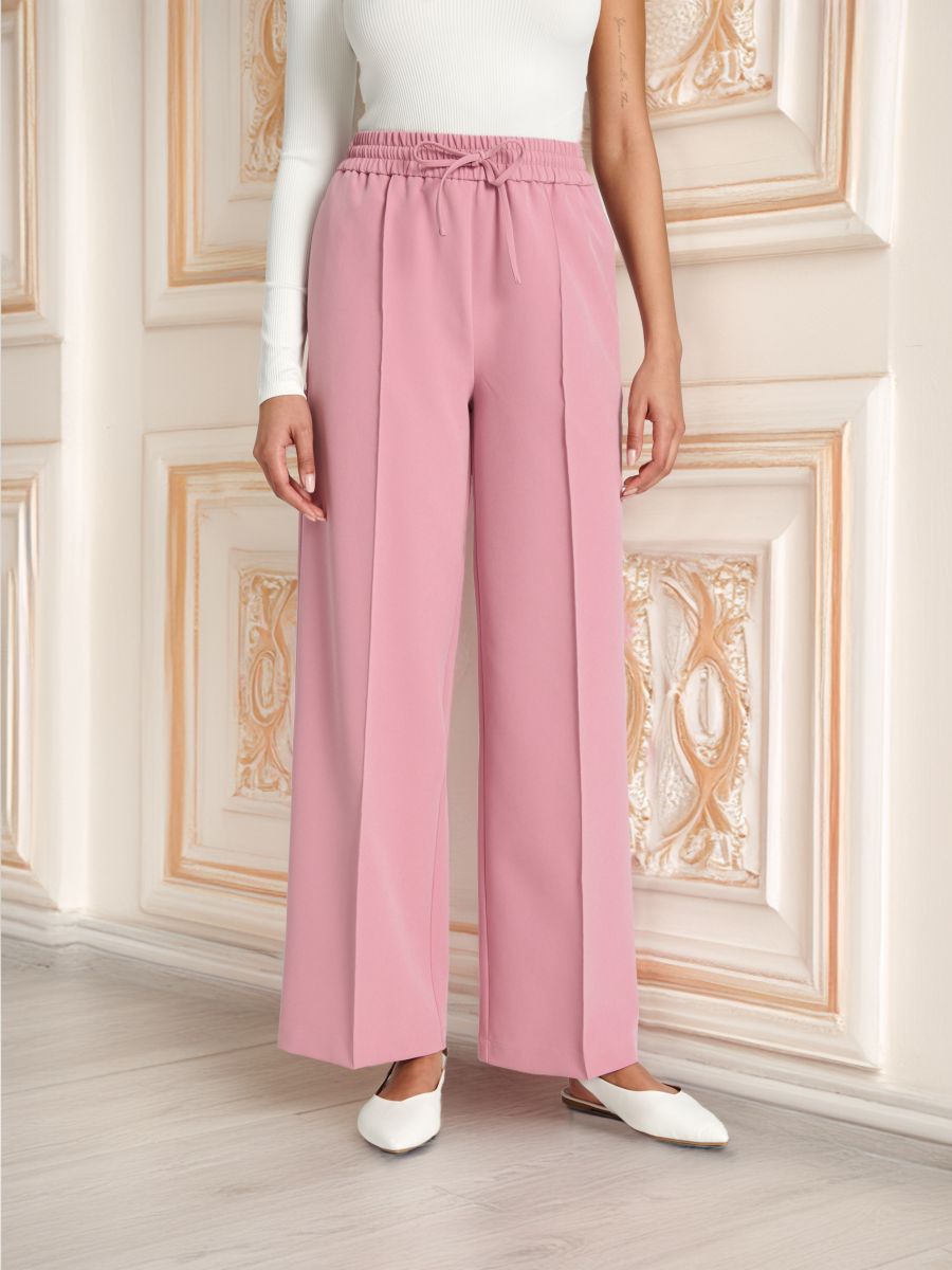 Wide leg trousers Color dusty rose SINSAY 1179Z 39X