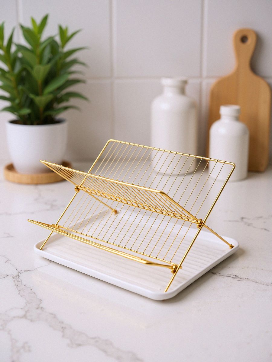 Odcejalnik za posodo - zlata - SINSAY