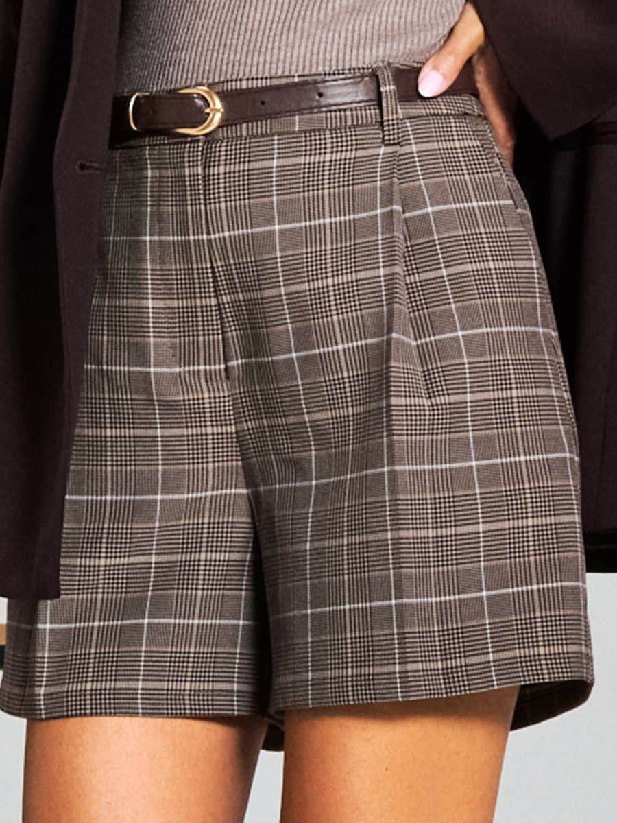 Шорти paperbag - різнобарвний - SINSAY