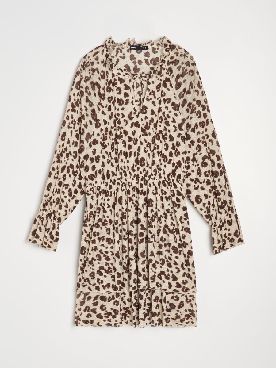 Mini haljina sa leopard uzorkom - šareno - SINSAY