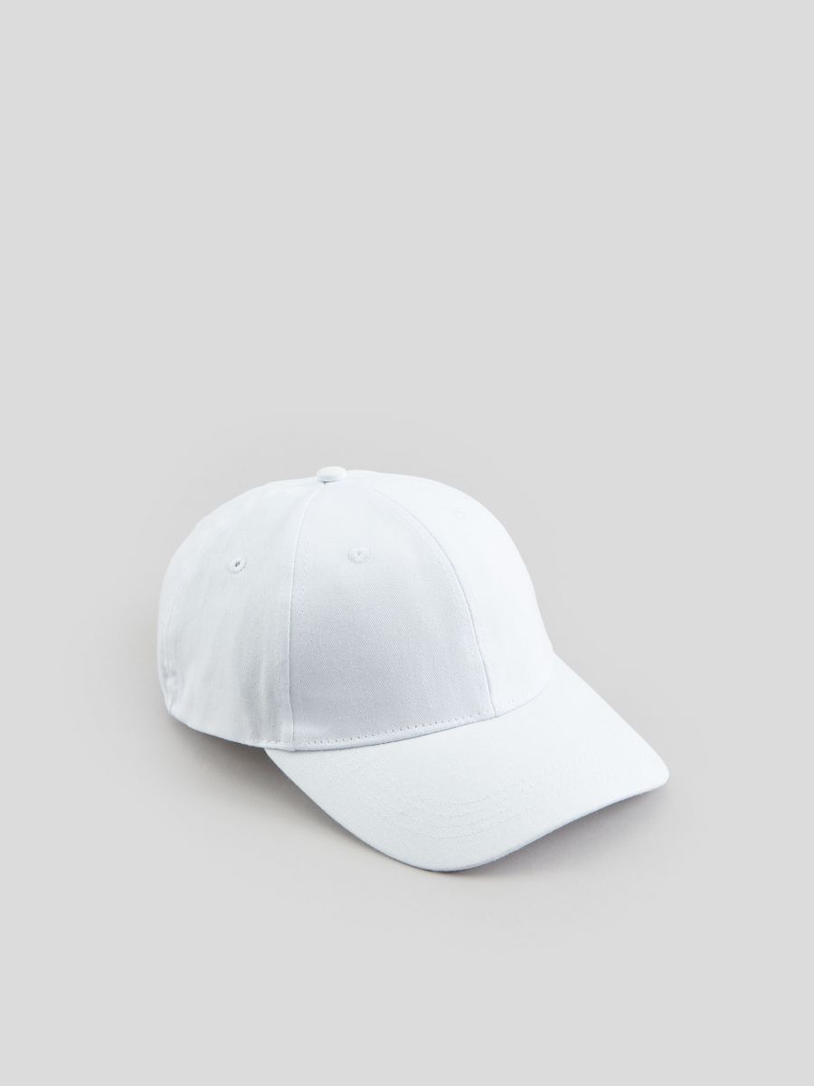 Cappello con visiera - bianco - SINSAY