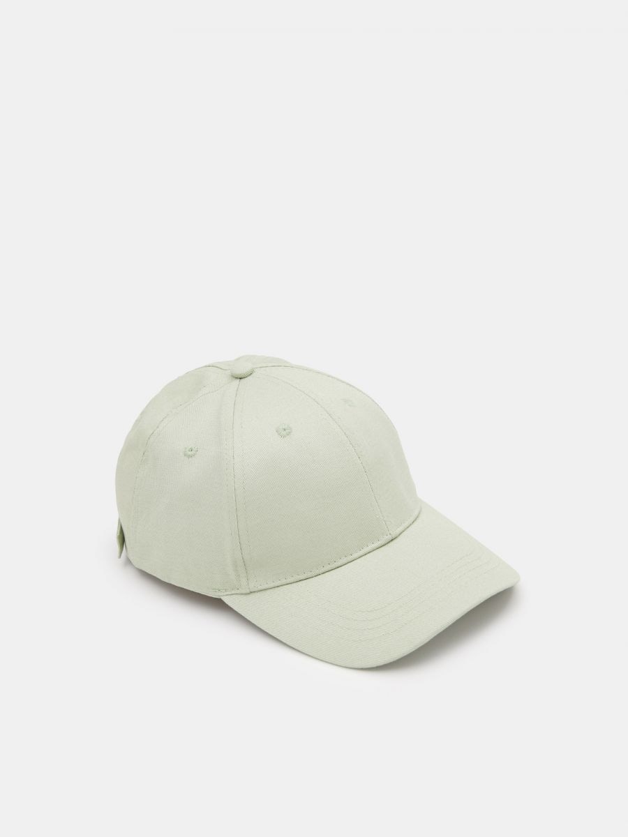 Cappello con visiera - verde pallido - SINSAY