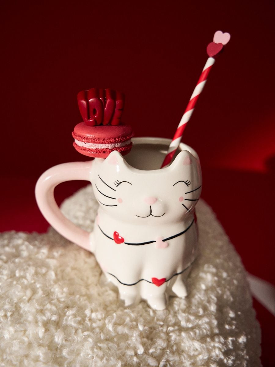 Kassi kujuga kruus - mitmevärviline - SINSAY