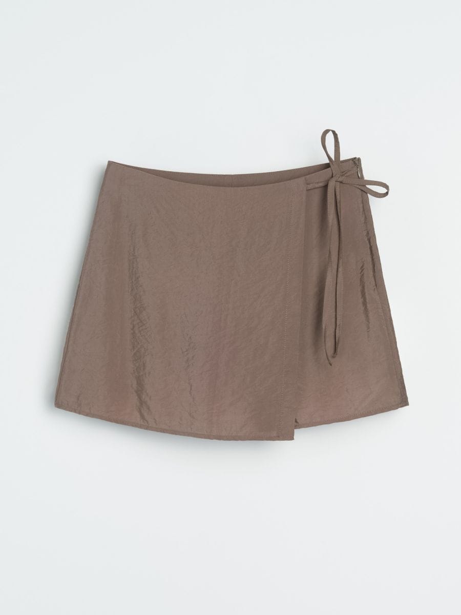 Gonna pantalone - caffè - SINSAY
