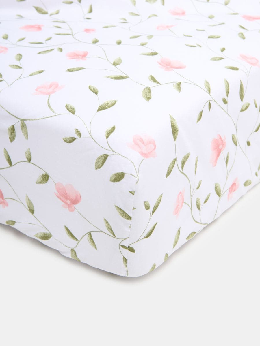 Pamučna Plahta S Gumom 140x200 - krem - SINSAY