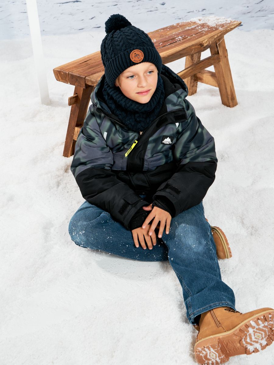 Set: Kapa i komin - mornarsko plava - SINSAY