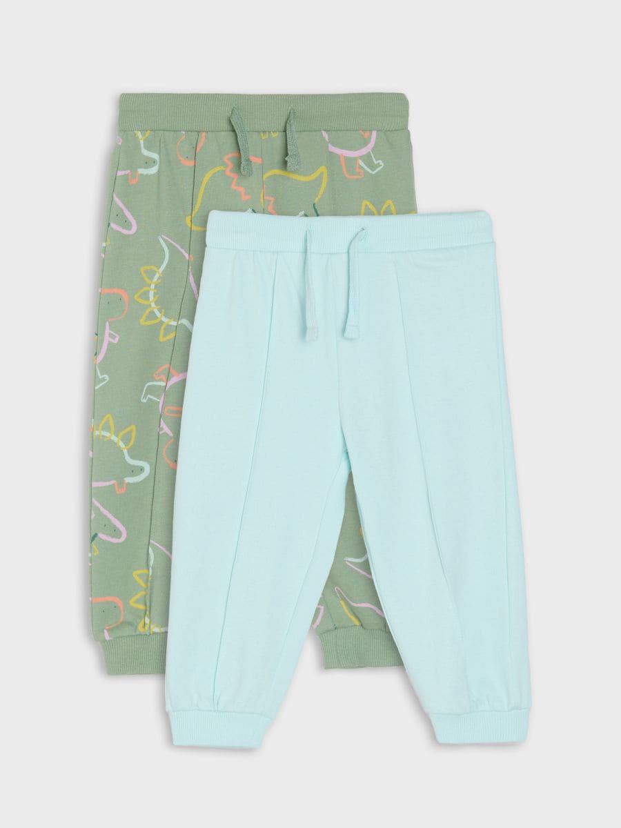 Pantaloni 2 pack - turchese scuro - SINSAY
