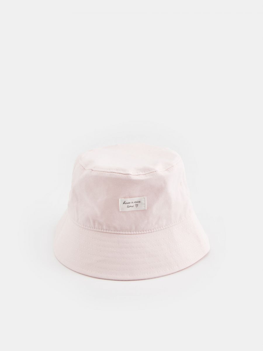 Klobouk bucket hat - pastelová růžová - SINSAY