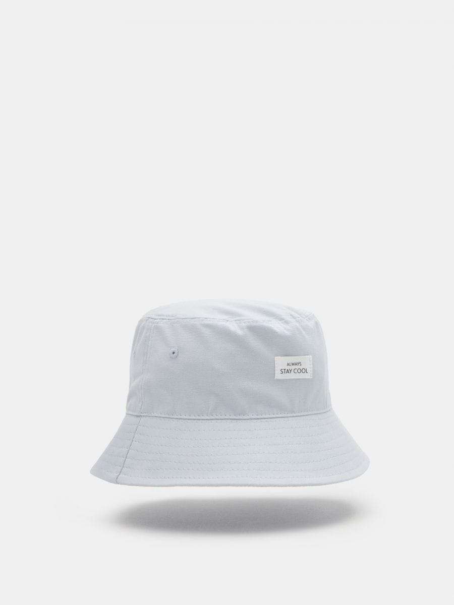 Grozveida cepure Bucket Hat - blāva zila - SINSAY