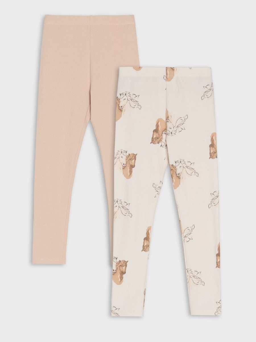Legginsy 2 pack - wielobarwny - SINSAY