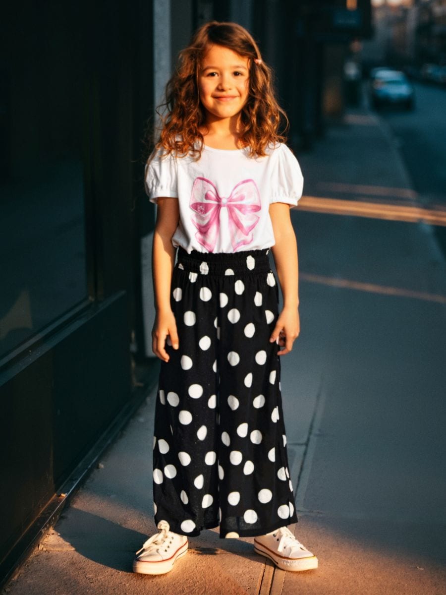 Pantaloni cu picior larg din viscoză - negru - SINSAY