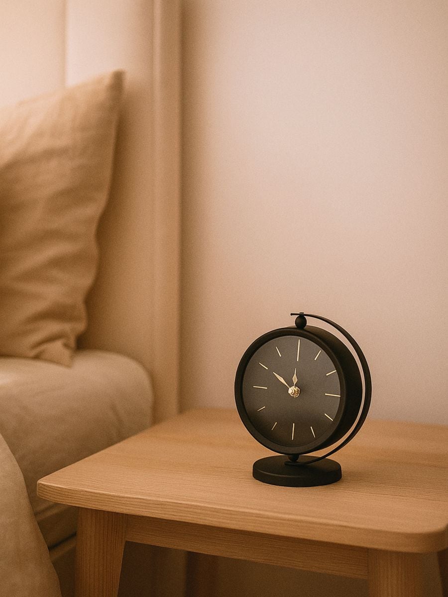Zegar stołowy - czarny - SINSAY