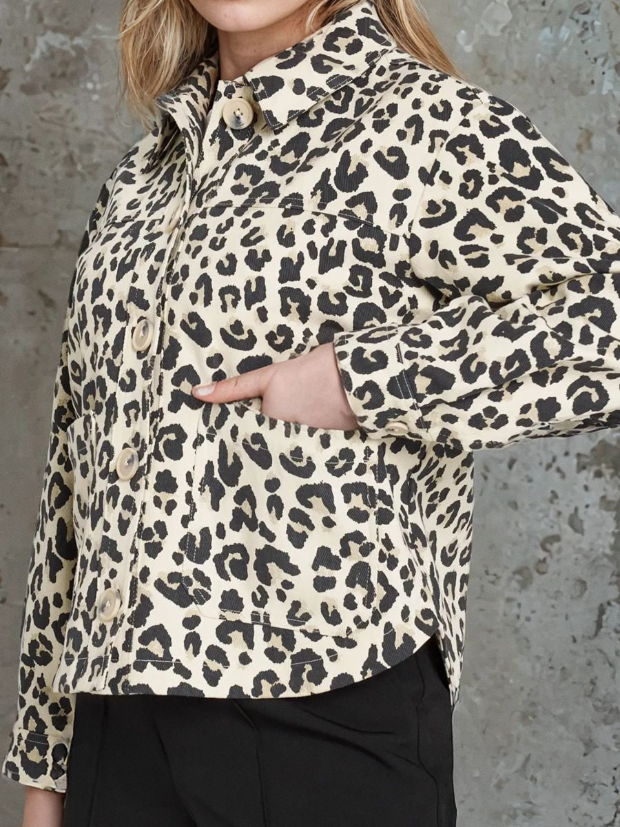 Bombažna srajčna jakna - večbarvna - SINSAY