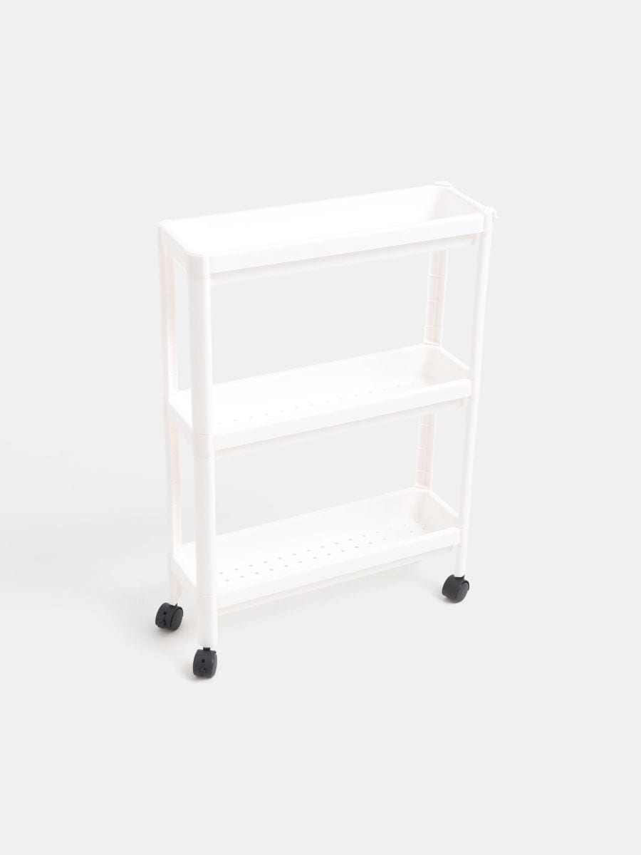 Regał na točkićima - belo - SINSAY