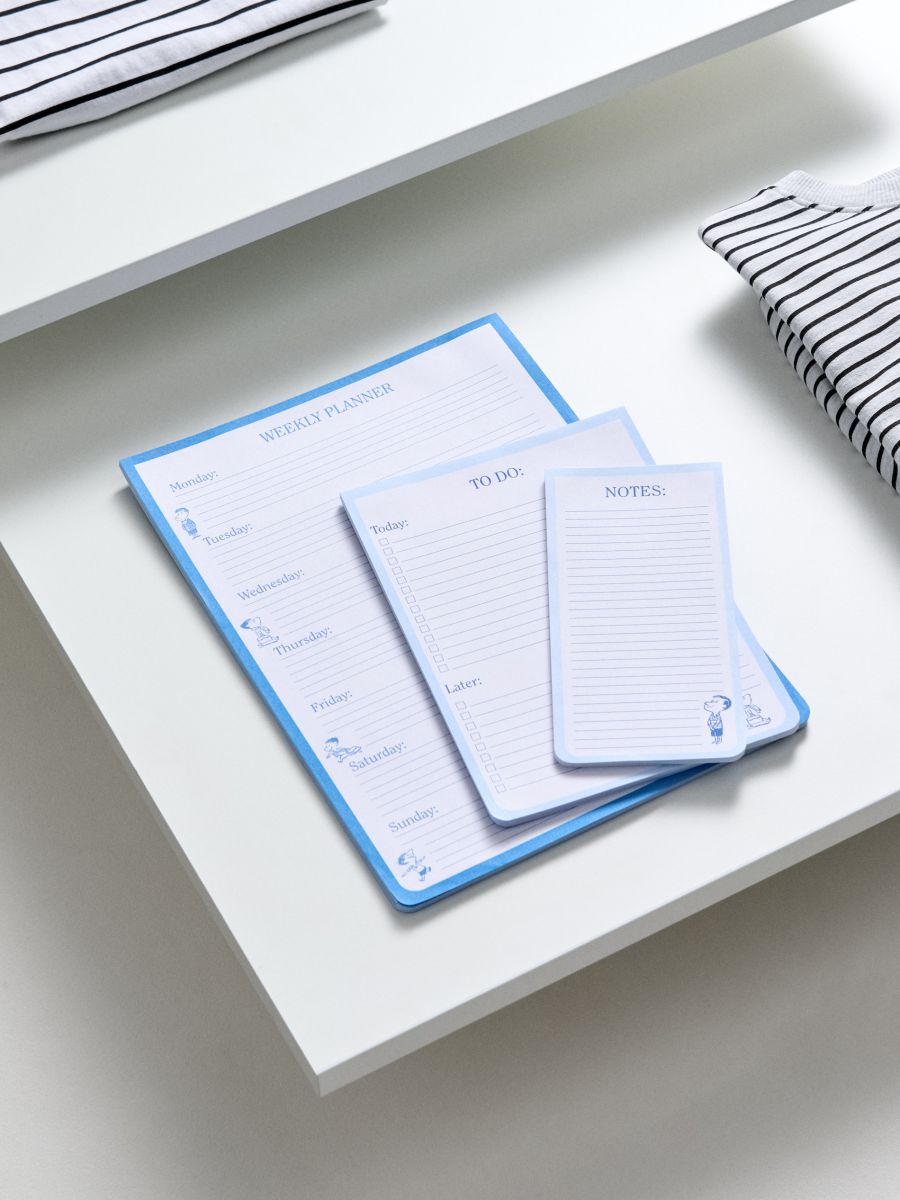 Планери, комплект от 3 броя Le Petit Nicolas - светлосиньо - SINSAY