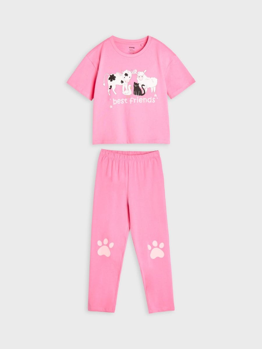 Dvojdielne pyžamo - ružová - SINSAY