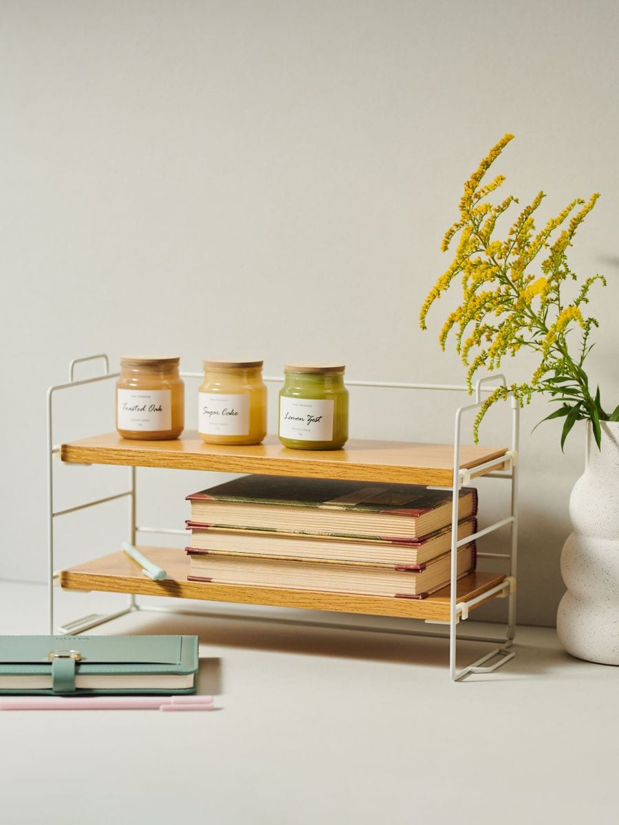 Polica sa dva nivoa - BEŽ - SINSAY