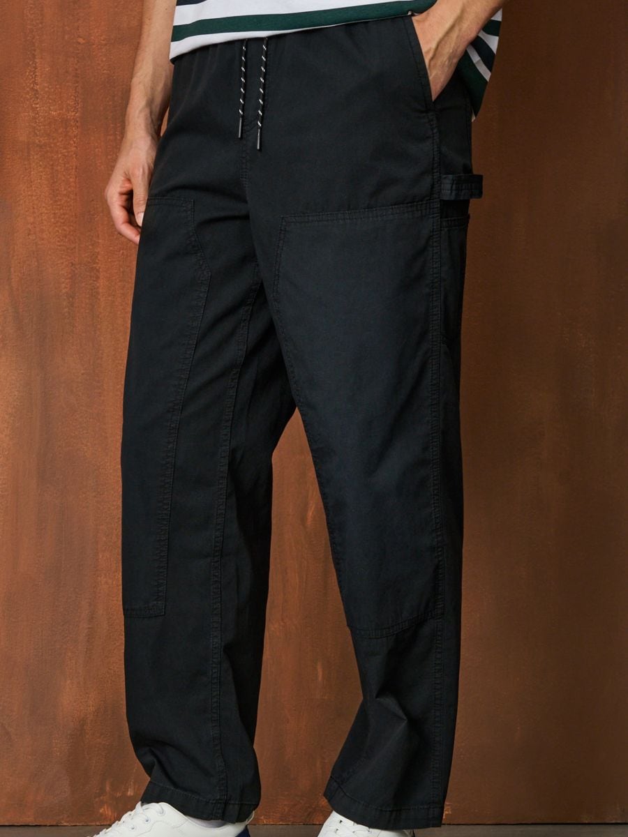 Sirged püksid - must - SINSAY