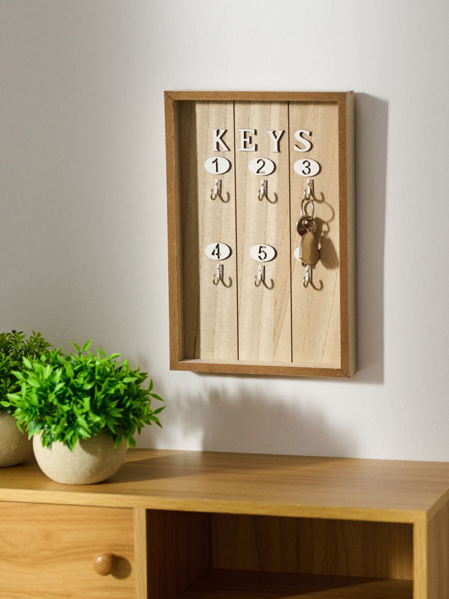 Vješalica za ključeve - bijelo - SINSAY